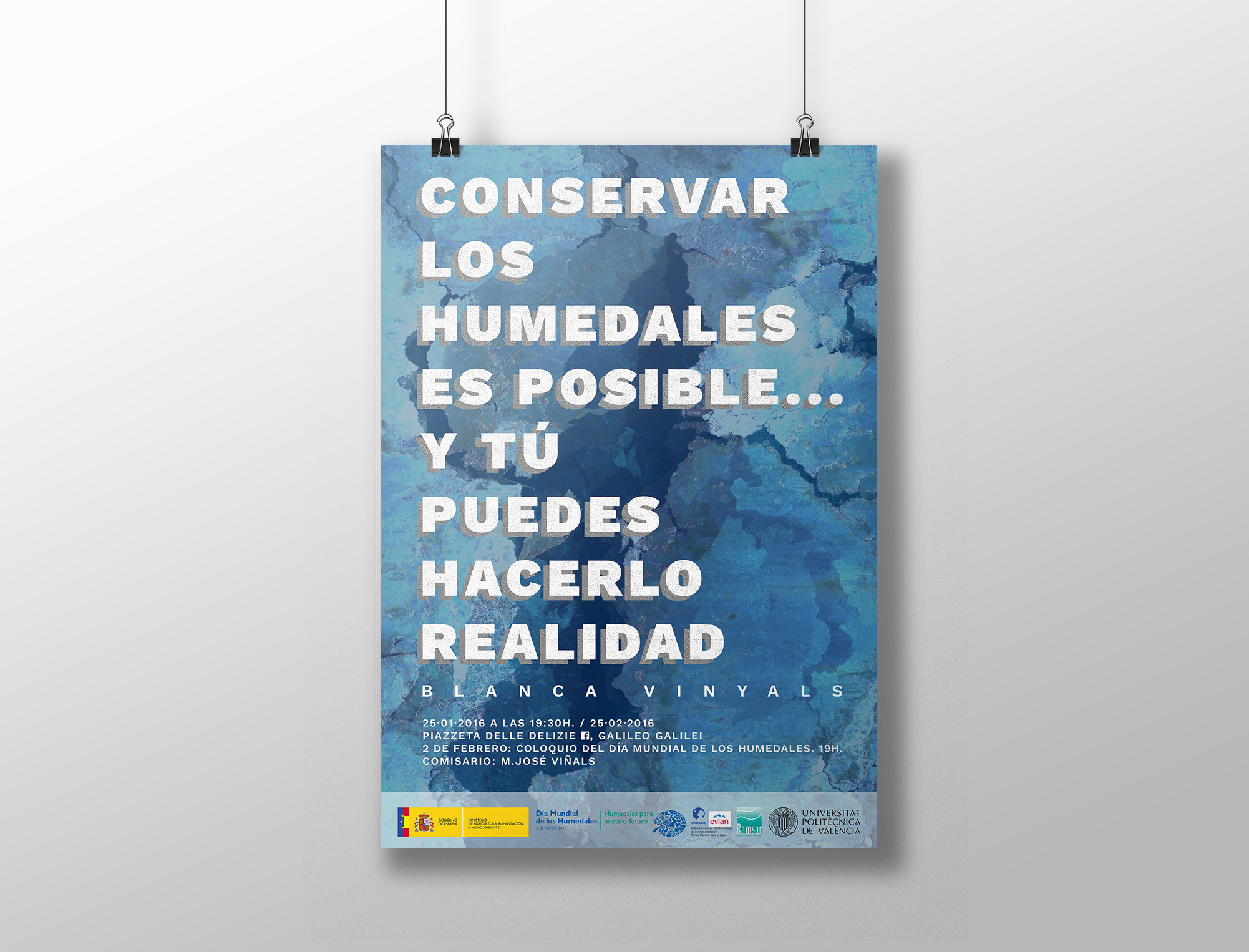 Cartel exposición: Conservar los humedales es posible... y tú puedes hacerlo realidad.